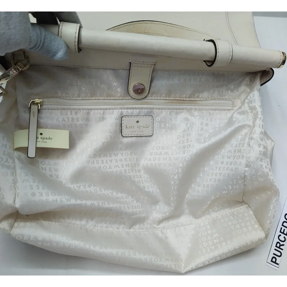 Kate Spade Royal Place Off-white Cream Double Handle Satchel Bag